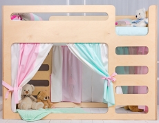 Ліжко двоярусне IndigoWood Cubed wood 160x80см